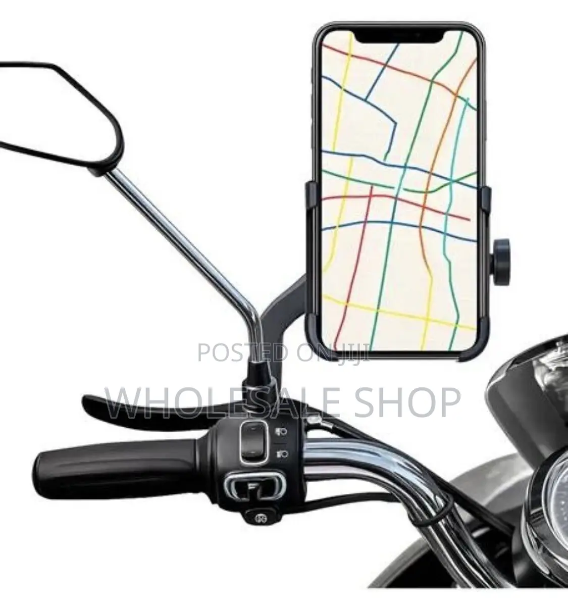 Bike Mirror Phone Holder