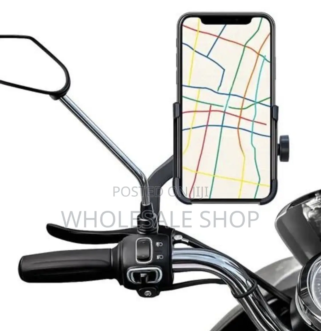 Bike Mirror Phone Holder