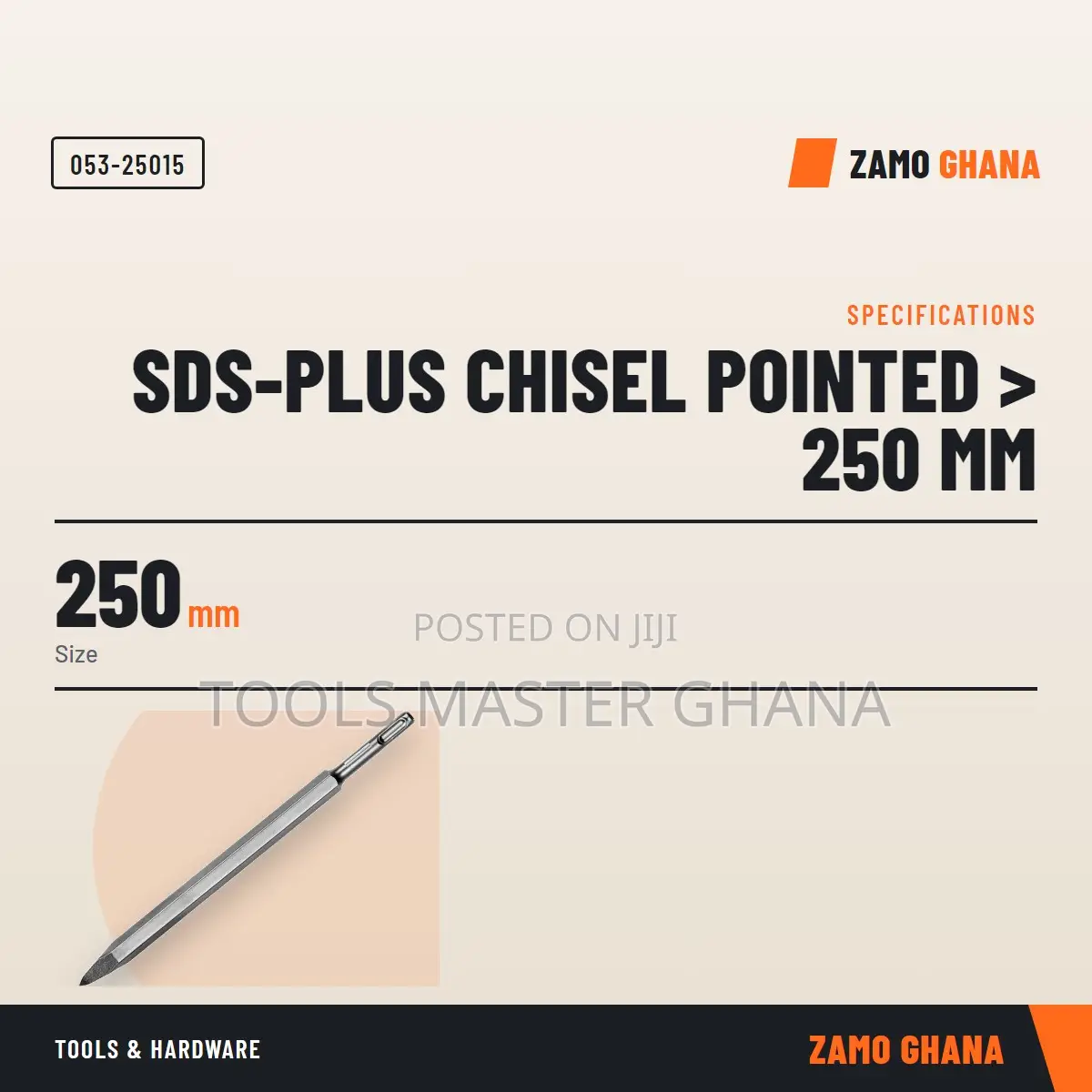 SDS-Plus Chisel Pointed > 250 Mm - 053-25015