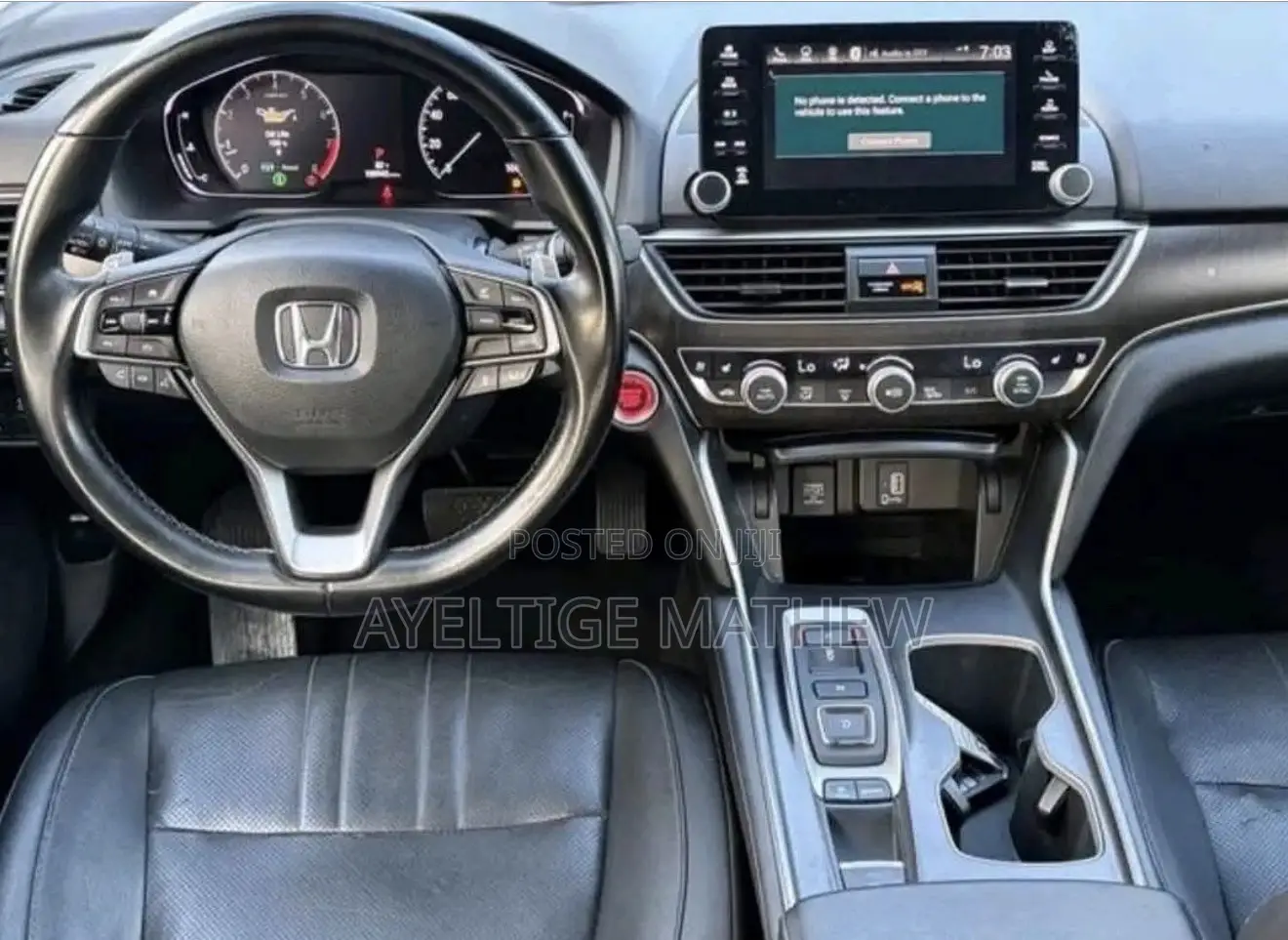 Honda Accord Sport (2.0L 4cyl Turbo 10A) 2019 White