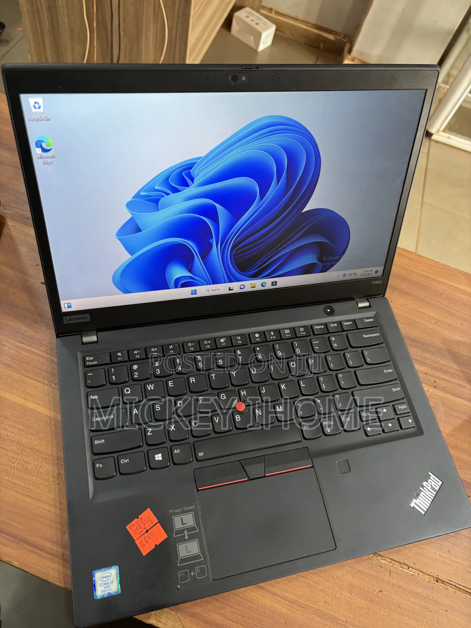 Laptop Lenovo ThinkPad T490s 16GB Intel Core i7 SSD 256GB