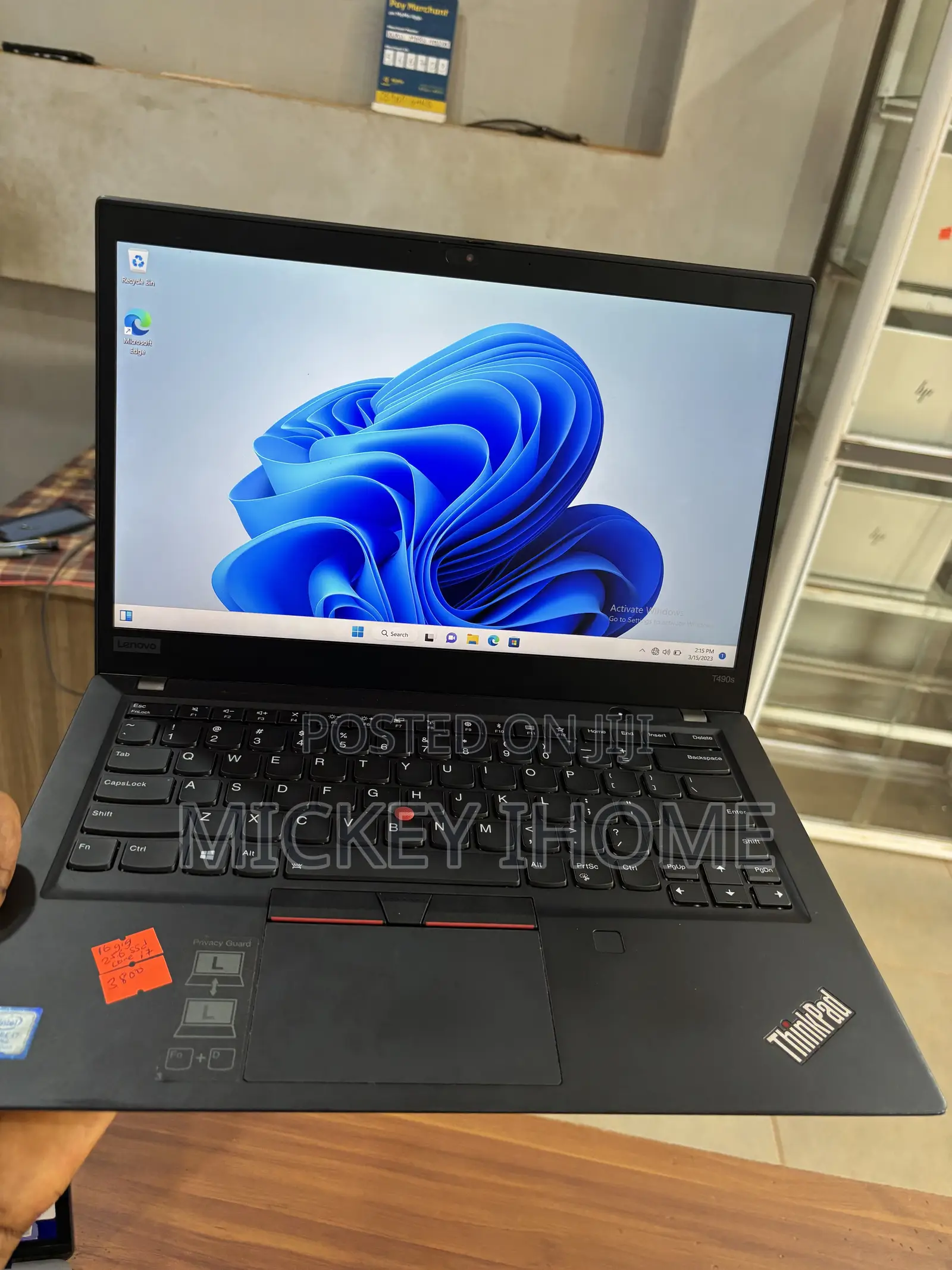 Laptop Lenovo ThinkPad T490s 16GB Intel Core i7 SSD 256GB