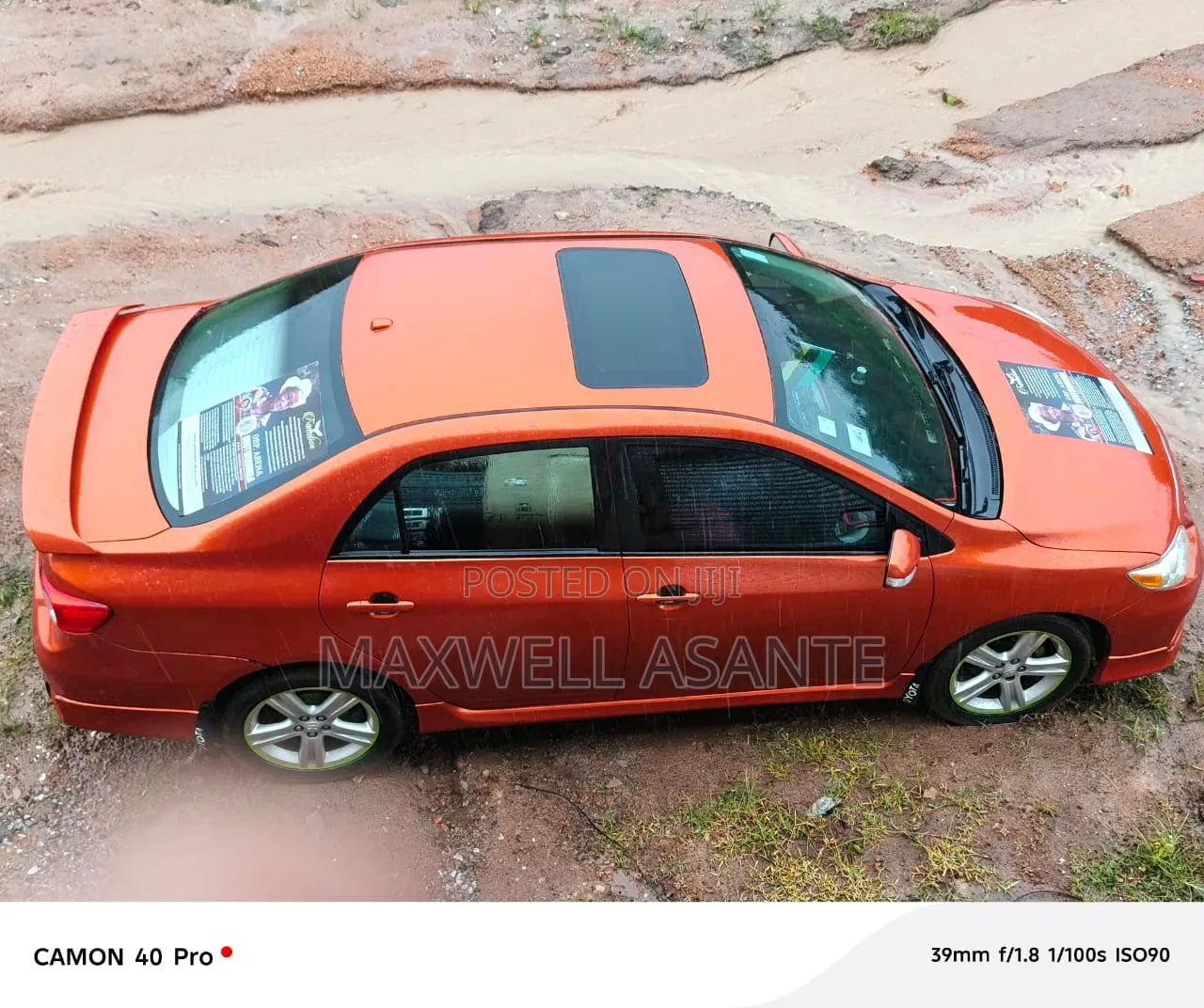 Toyota Corolla S 4dr Sedan (1.8L 4cyl 4A) 2013 Orange