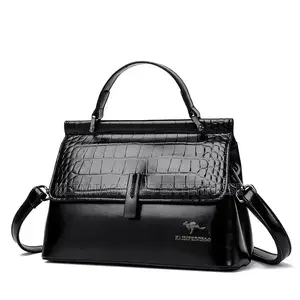 Vintage Oil Wax High Quality Leather Ladies Handbag