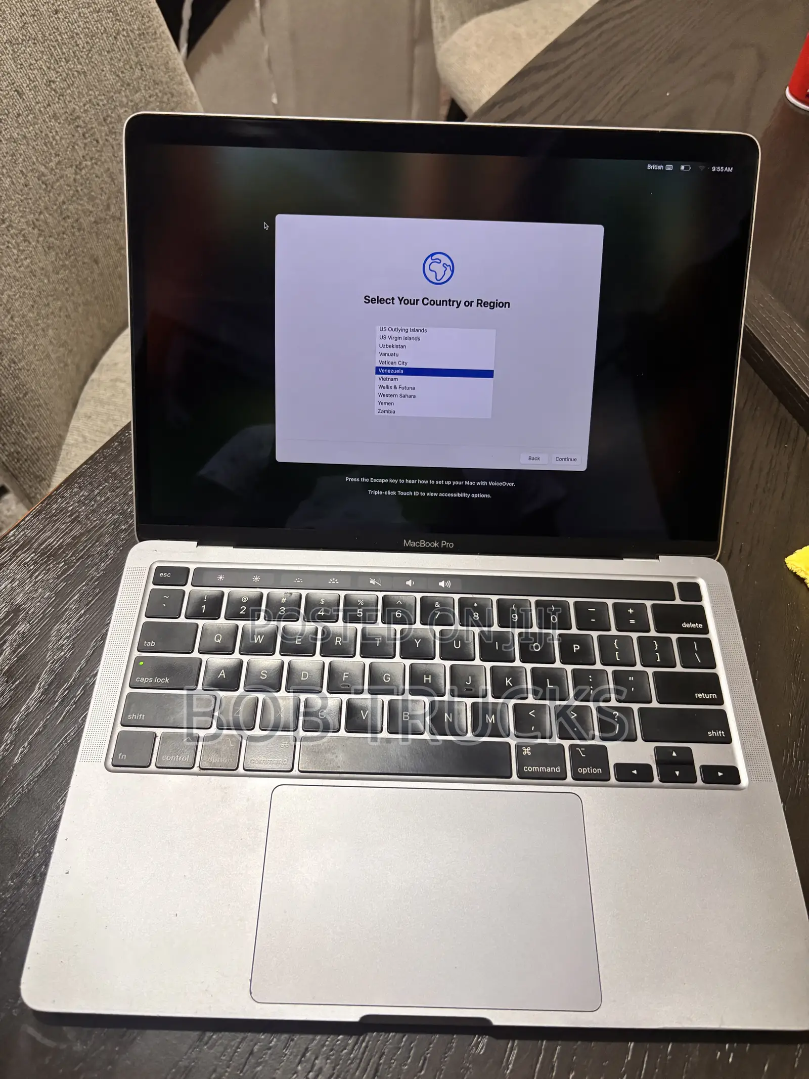 Laptop Apple MacBook Pro 2019 8GB Intel Core i5 SSD 256GB