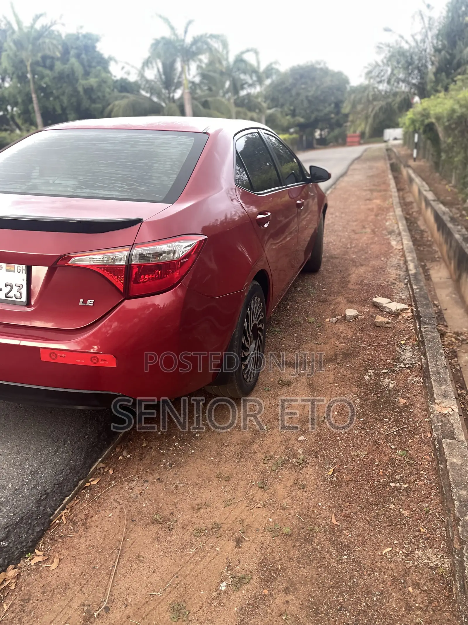 Toyota Corolla LE 4dr Sedan (1.8L 4cyl CVT) 2014 Red