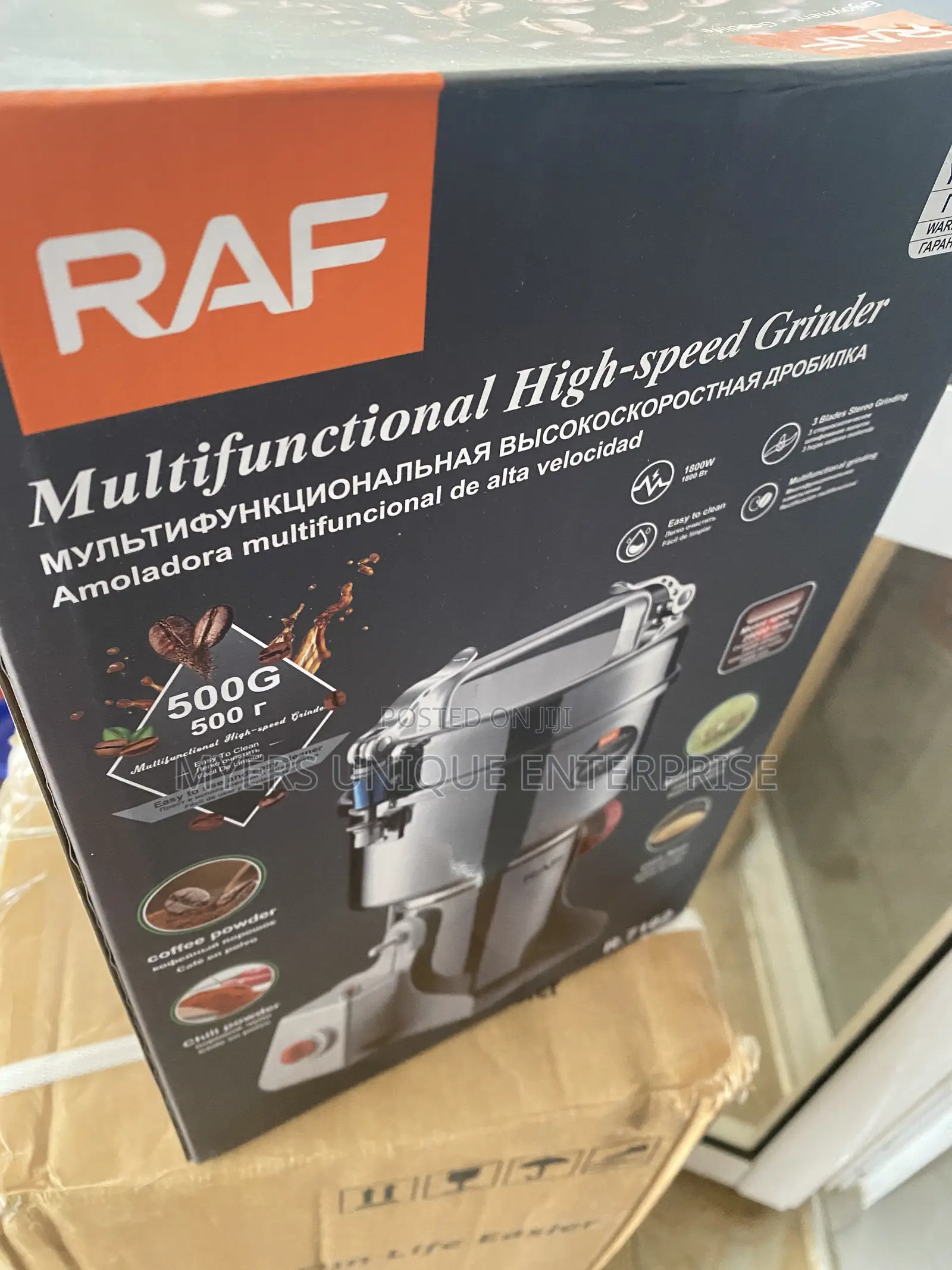 Raf Fast Grinding Multipurpose Grinder(500g Capacity)