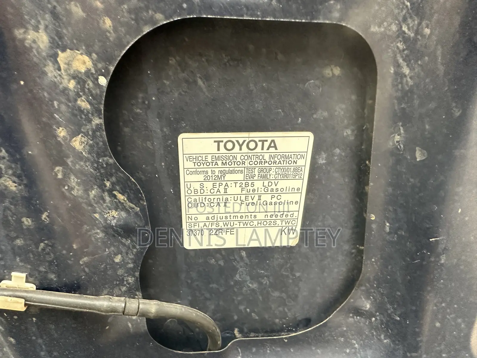 Toyota Corolla 2012 Blue