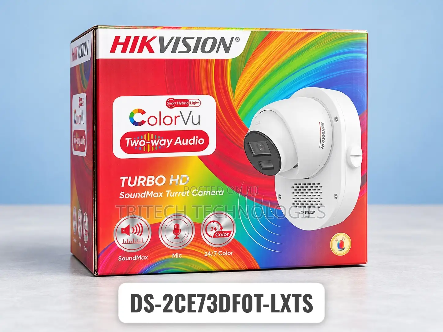 HIKVISION DS-2CE73DF0T-LXTS 2MP SoundMax Two Way Audio & Siren Fixed