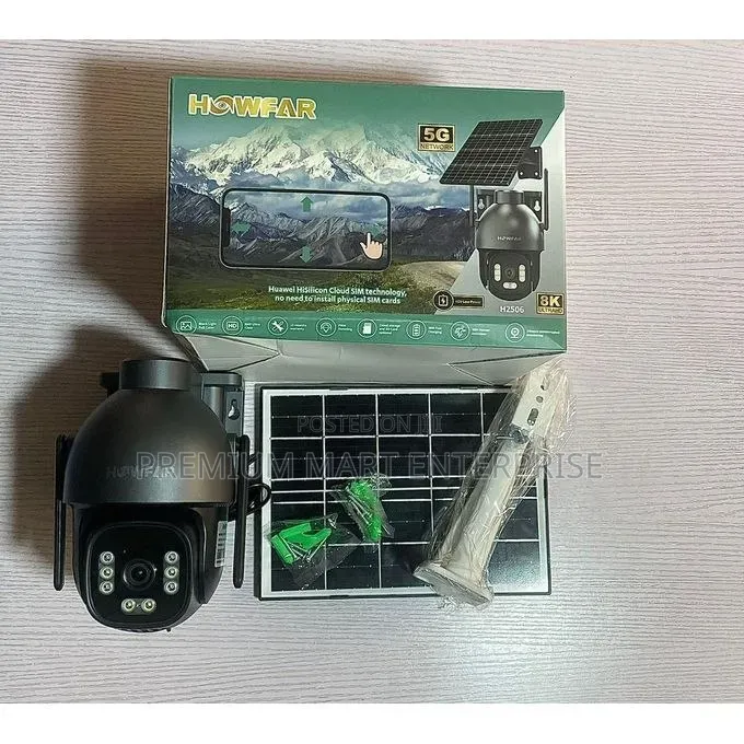 Single Lens Solar CCTV CAMERA