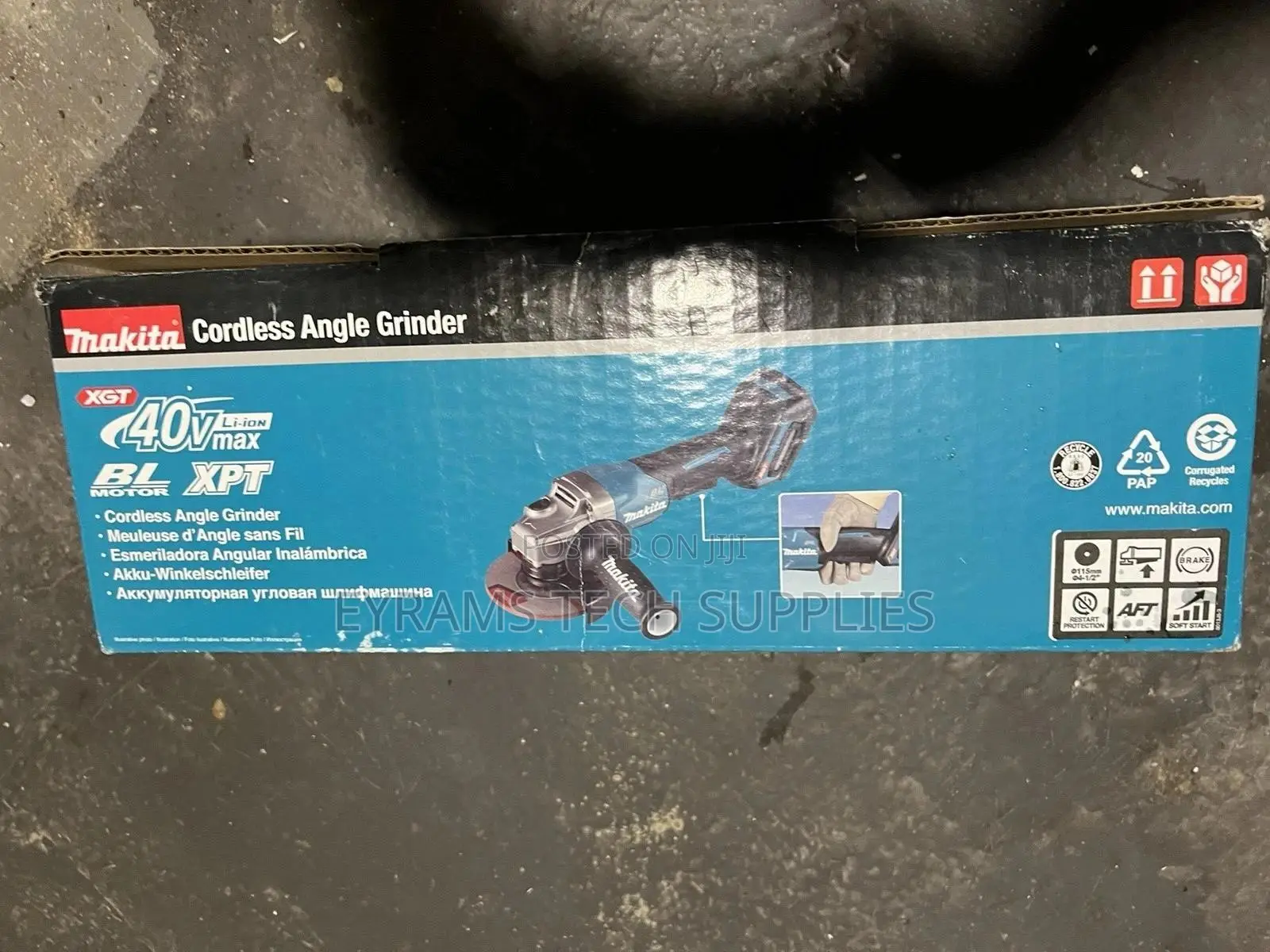 Makita GA004GZ 40V 115mm Angle Grinder