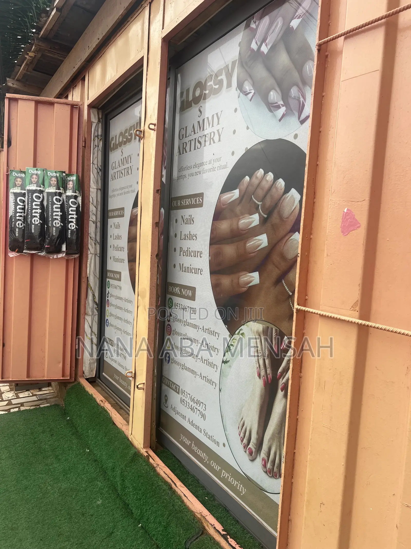 16ft Nail and Braiding Shop (Container)