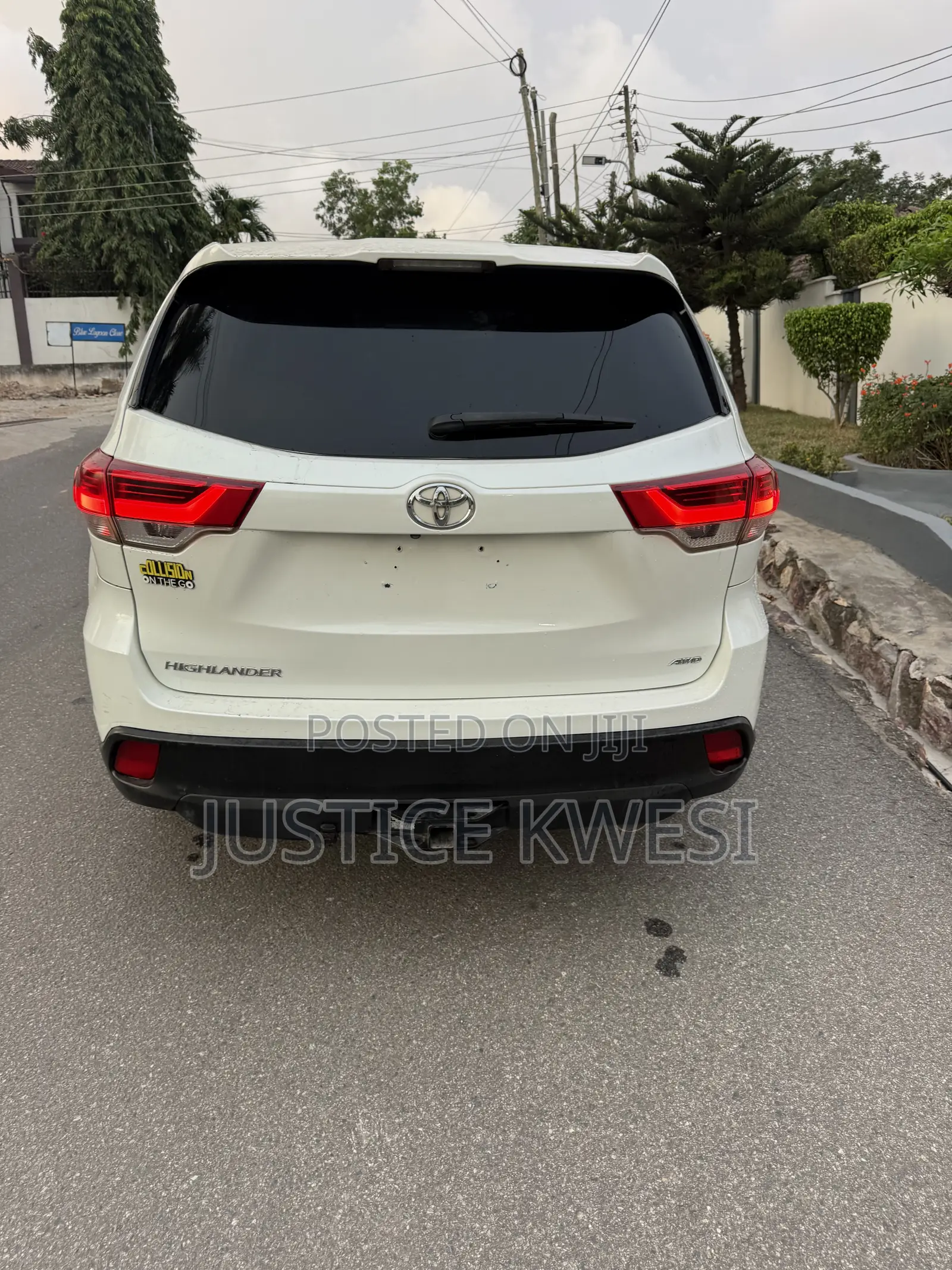 Toyota Highlander LE 4x4 V6 (3.5L 6cyl 8A) 2018 White