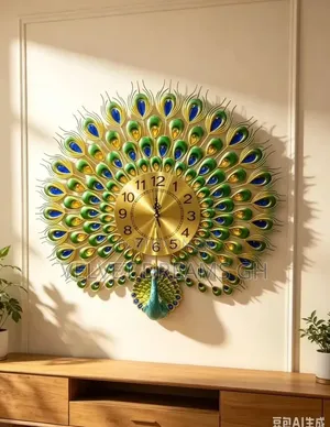 Luxury Floral Metallic Wall Clock Decor Alternative Titles