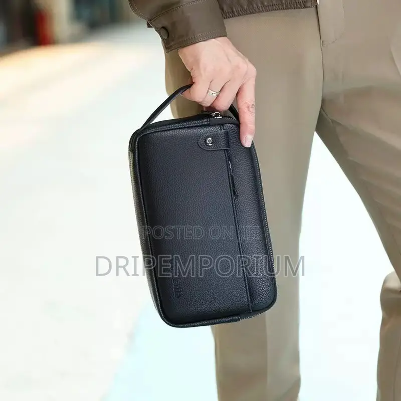 Big Man Leather Clutch