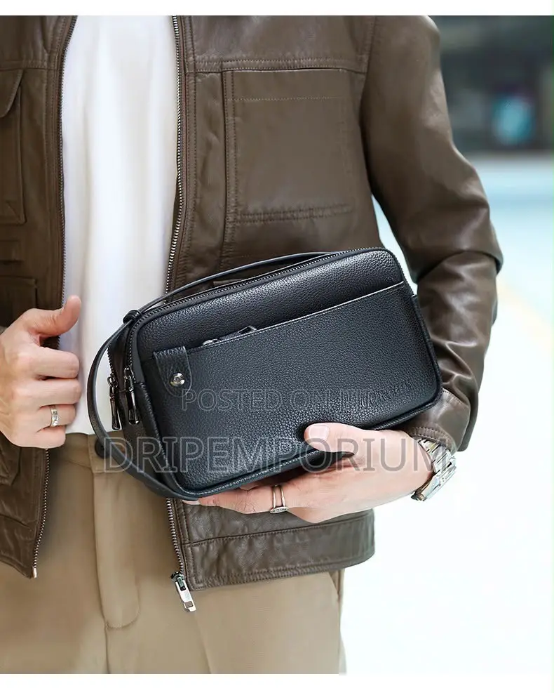 Big Man Leather Clutch