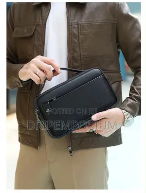 Big Man Leather Clutch