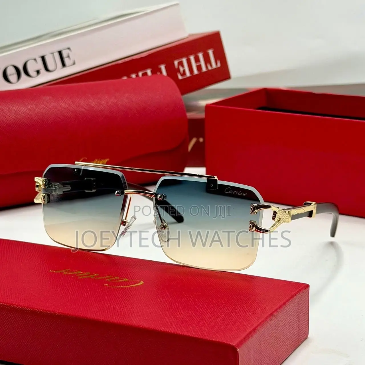 Cartier Luxury Rimless Designer Eyewear