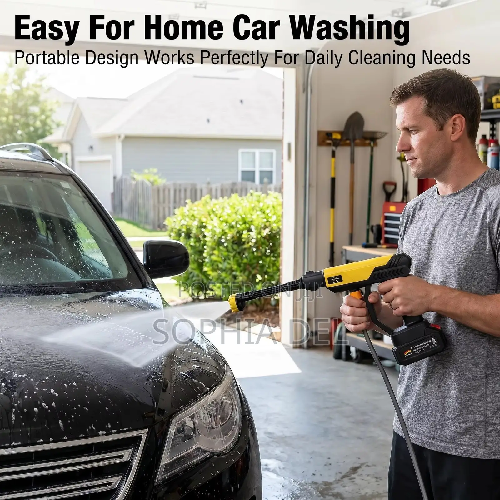 Rechargeable Portable Car Washer