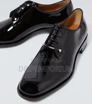 Patent Lace-Up