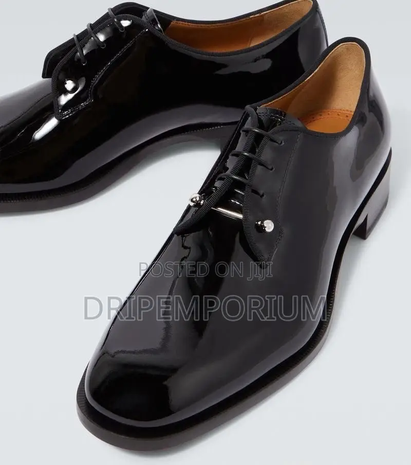 Patent Lace-Up