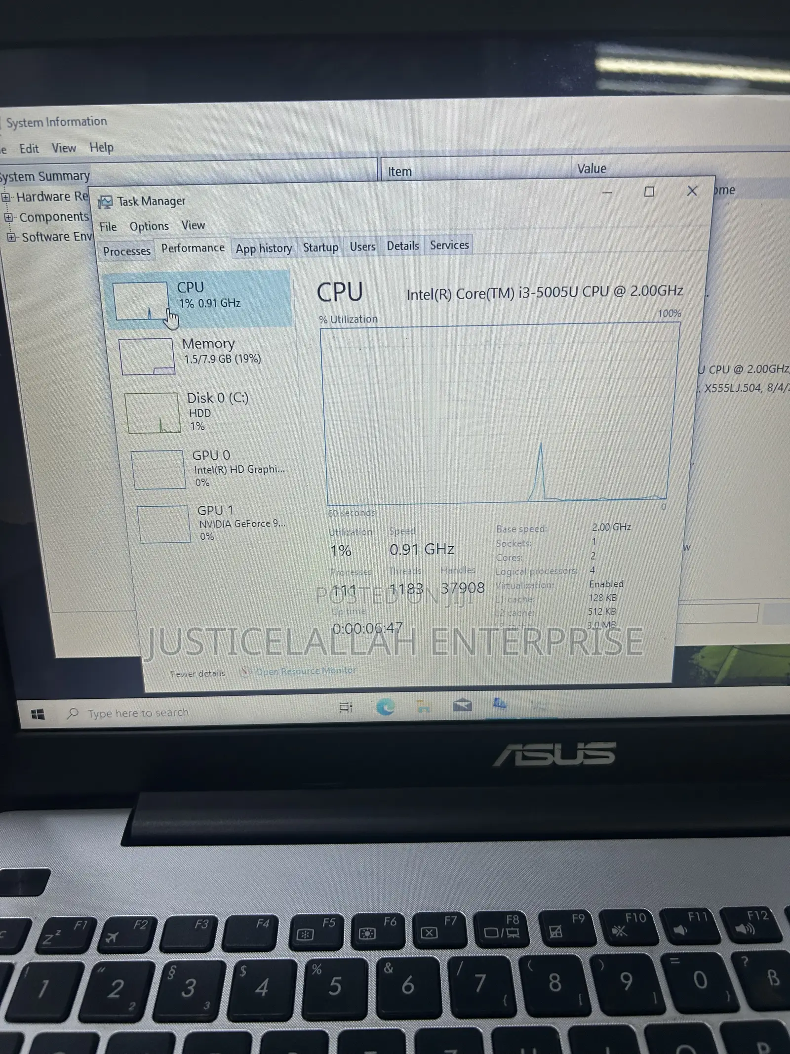Laptop Asus X555LJ 8GB Intel Core i3 HDD 1T