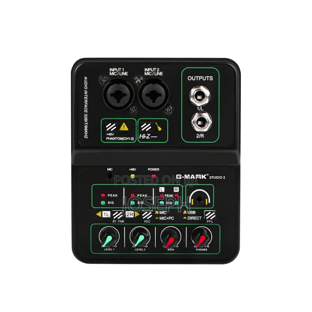 G Mark Studio 2 Mixer 2 Channels