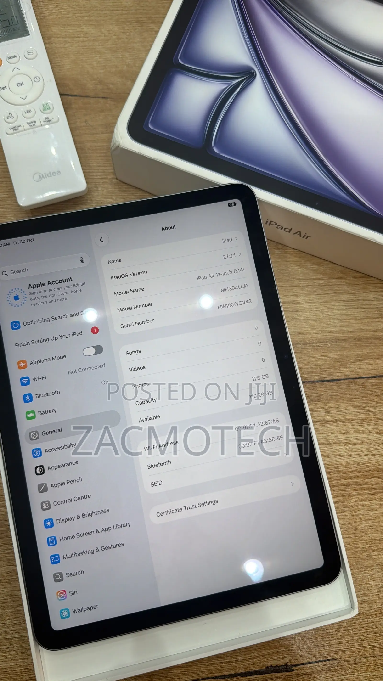 Apple iPad Air 11 (2026) 128 GB Gray