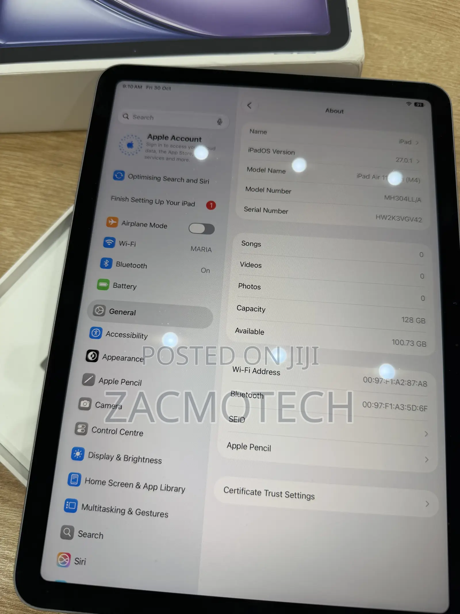Apple iPad Air 11 (2026) 128 GB Gray