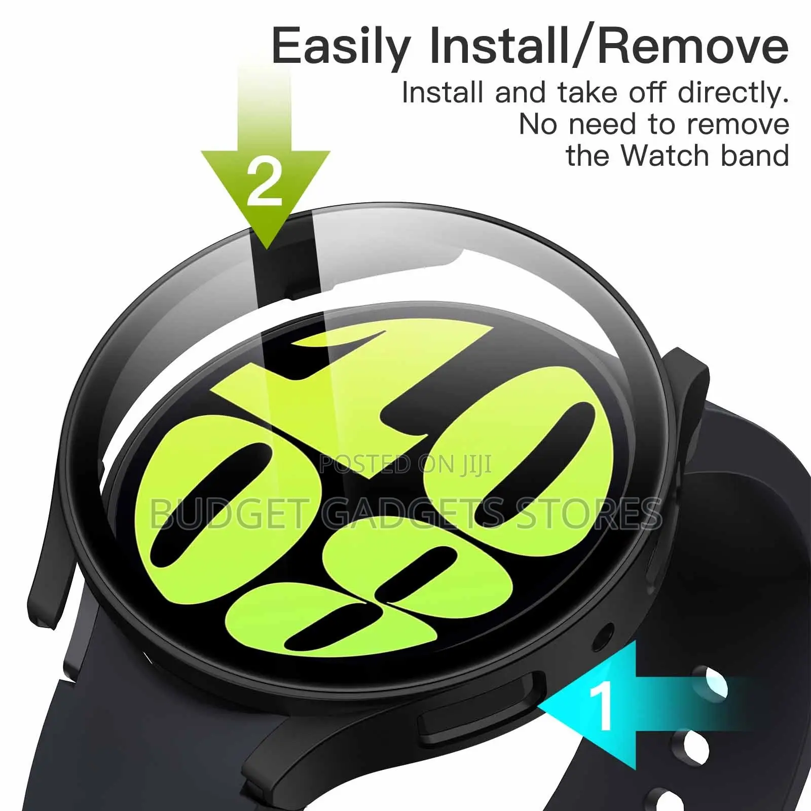 Case With Screen Protector for Samsung Galaxy Watch 6 44mm