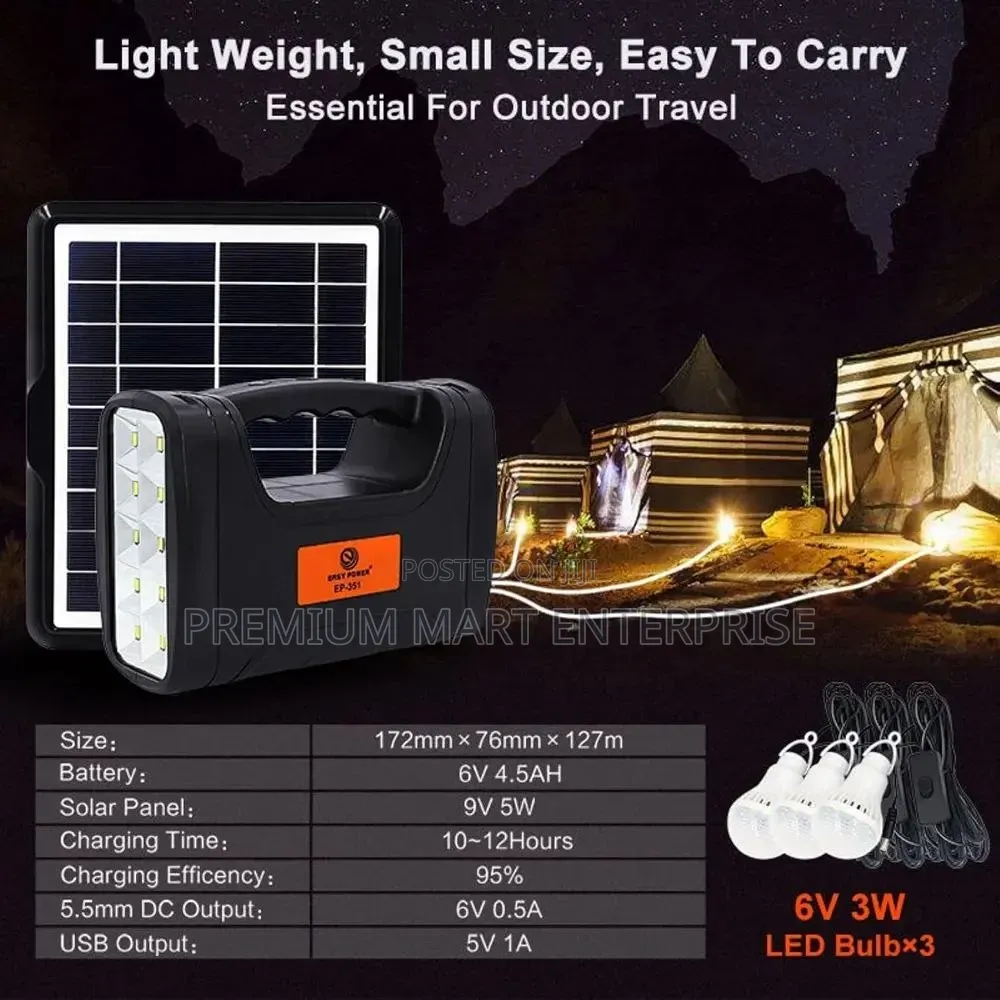 Portable Mini Solar Power Station