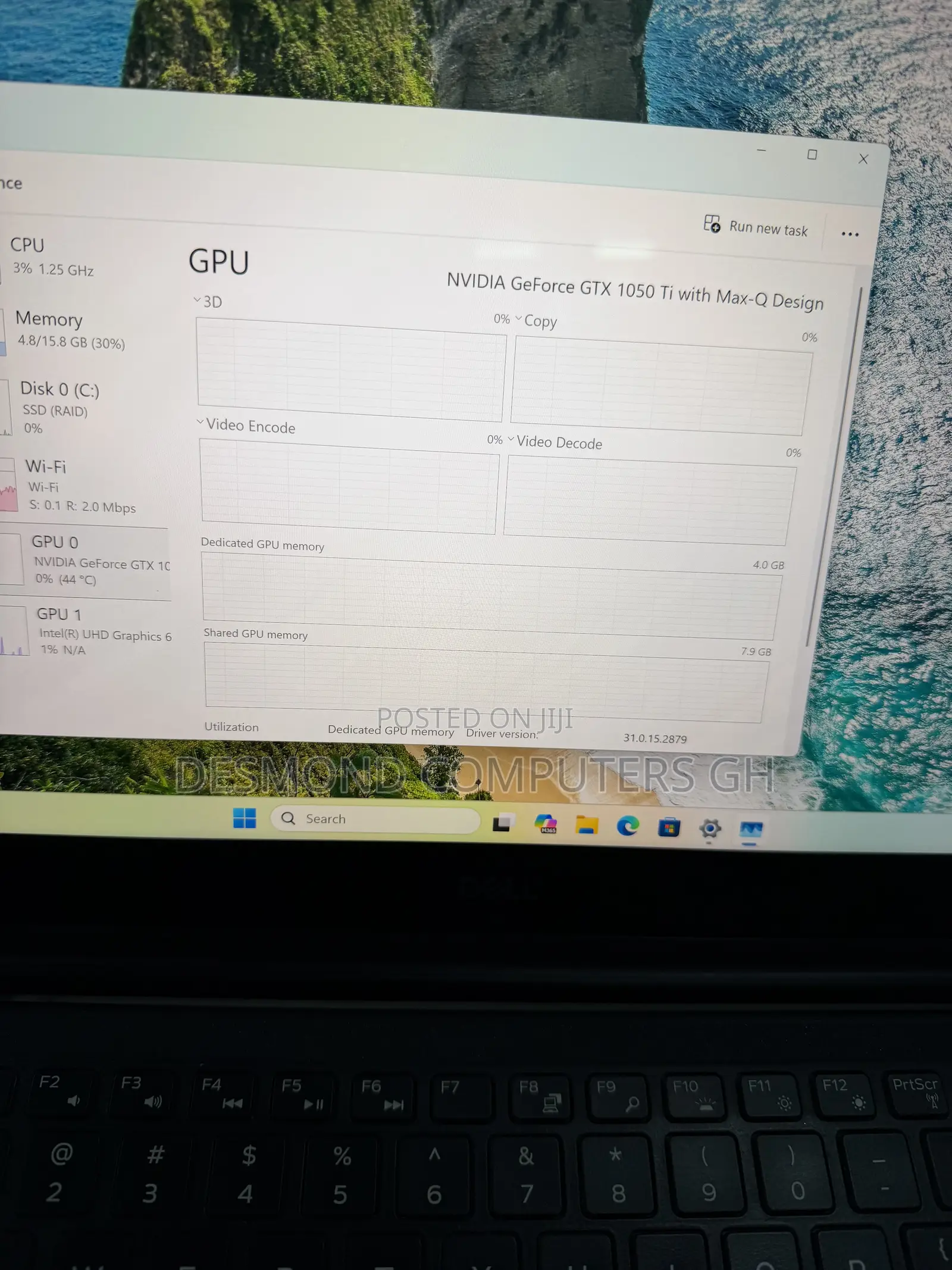 Laptop Dell XPS 15 9570 16GB Intel Core i9 SSD 512GB