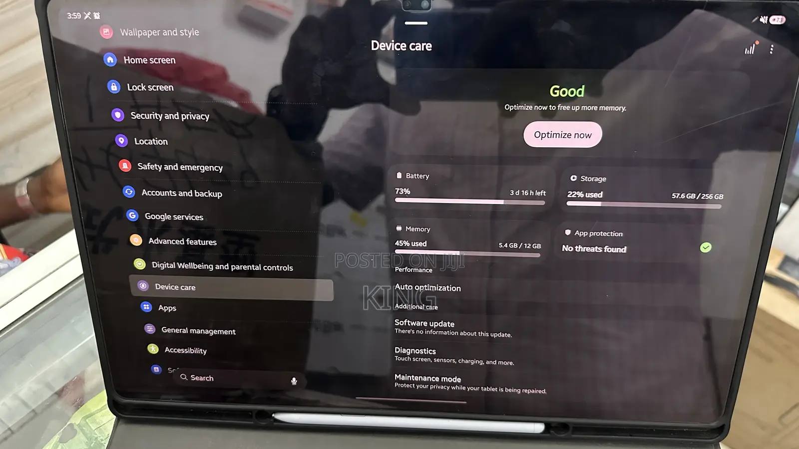 Samsung Galaxy Tab S10 Ultra 256 GB Black