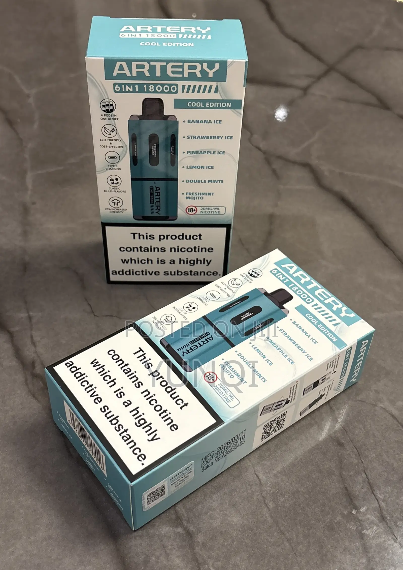 Vape 6in1 Prefilled Pods(replaceable)