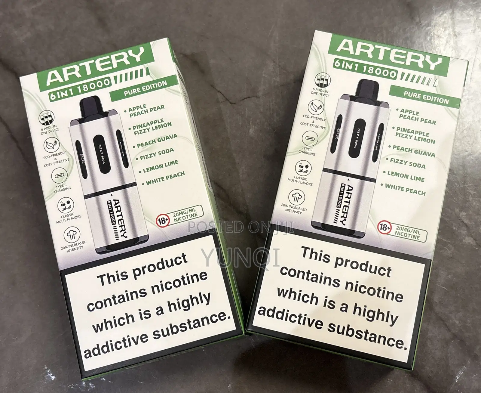 Vape 6in1 Prefilled Pods(replaceable)