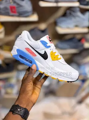 Nike Air Max 90 - White / Blue / Yellow / Pink