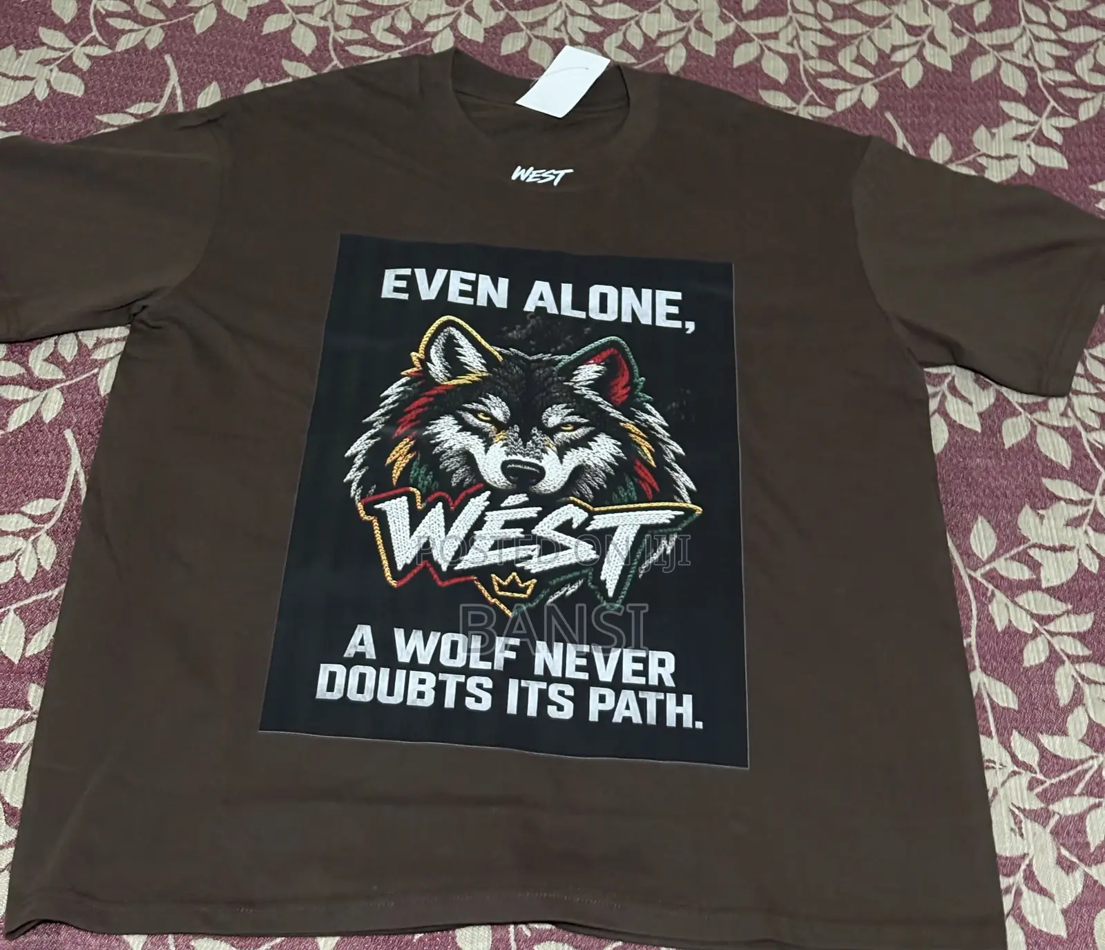West Wolf Logo T Shirts