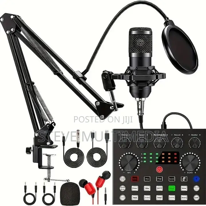 Pocast Microphone and Amp