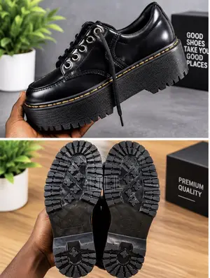Slightly Used Dr Marten Pair Shoe(Black Color , a Size 39)