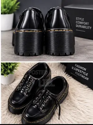Slightly Used Dr Marten Pair Shoe(Black Color , a Size 39)