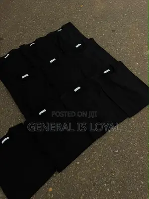 Heavy Cotton Black Plain T Shirt