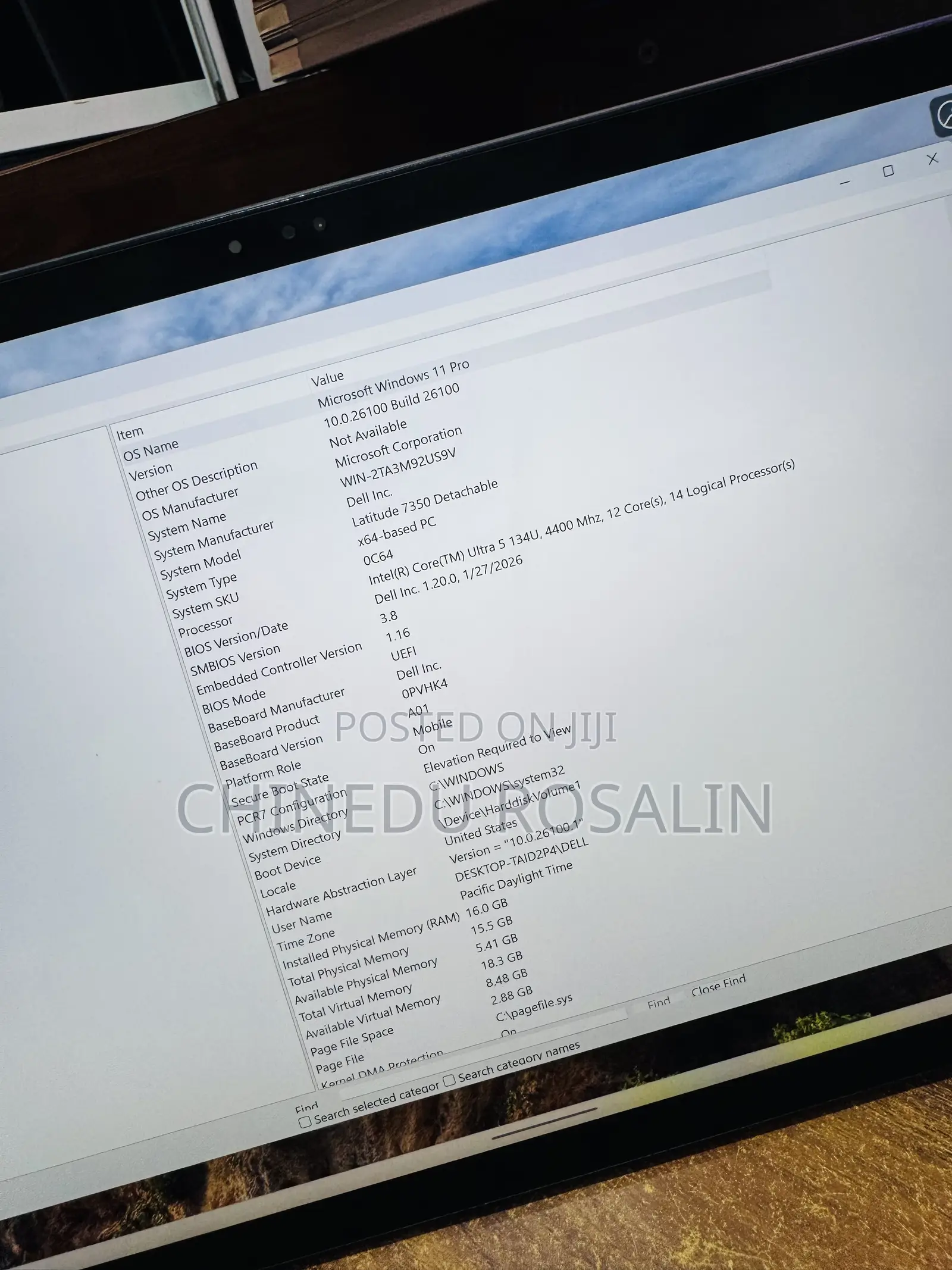 Laptop Dell Latitude 7350 Detachable 16GB Intel Core Ultra 5 SSD 256GB