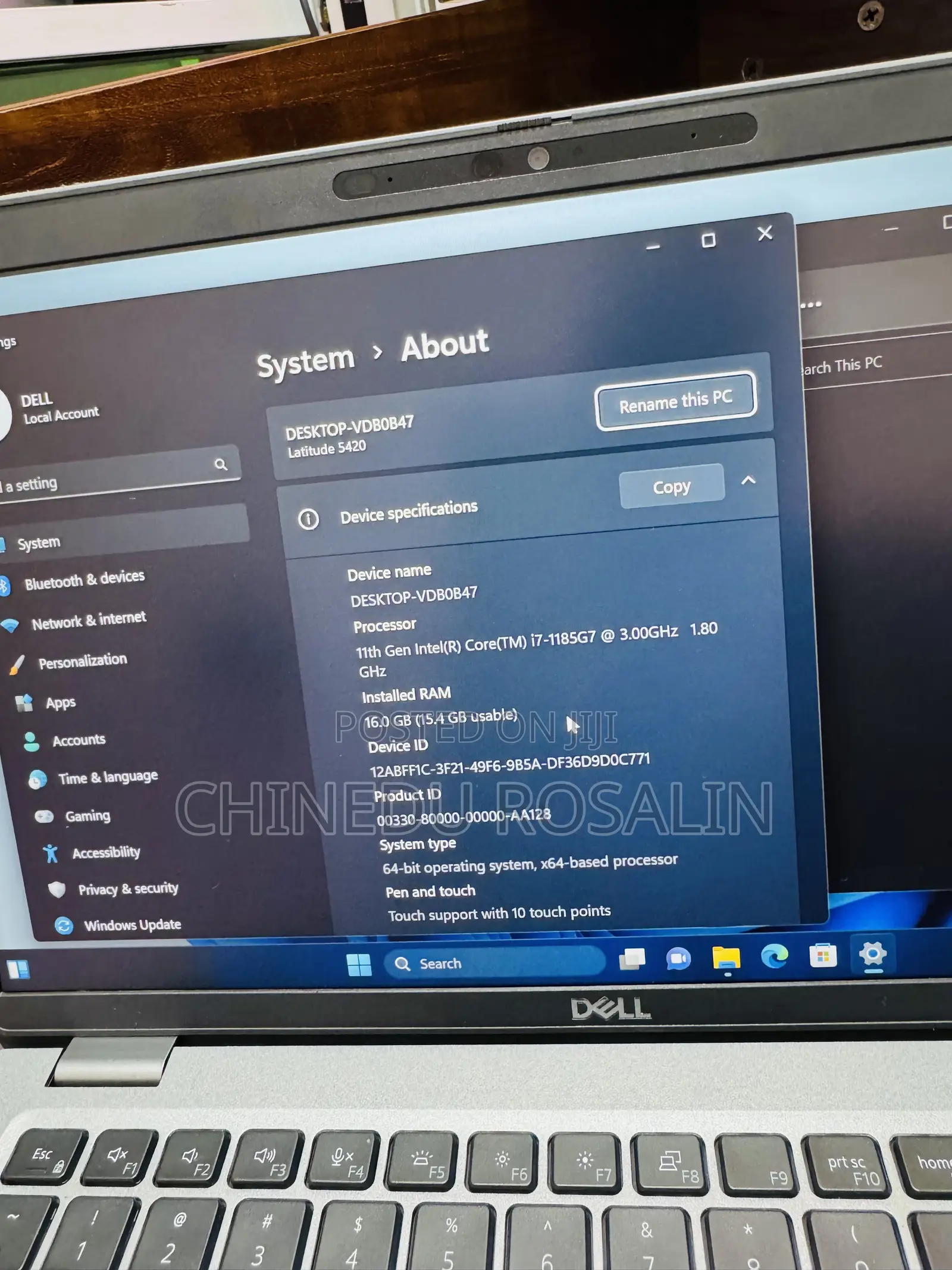 Laptop Dell Latitude 5420 16GB Intel Core i7 SSD 256GB
