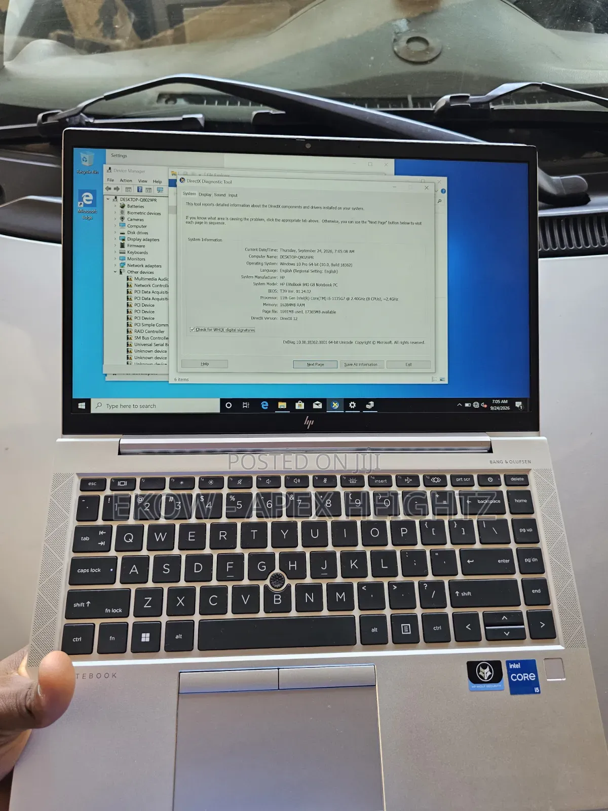Laptop HP EliteBook 840 G8 16GB Intel Core i5 SSD 256GB