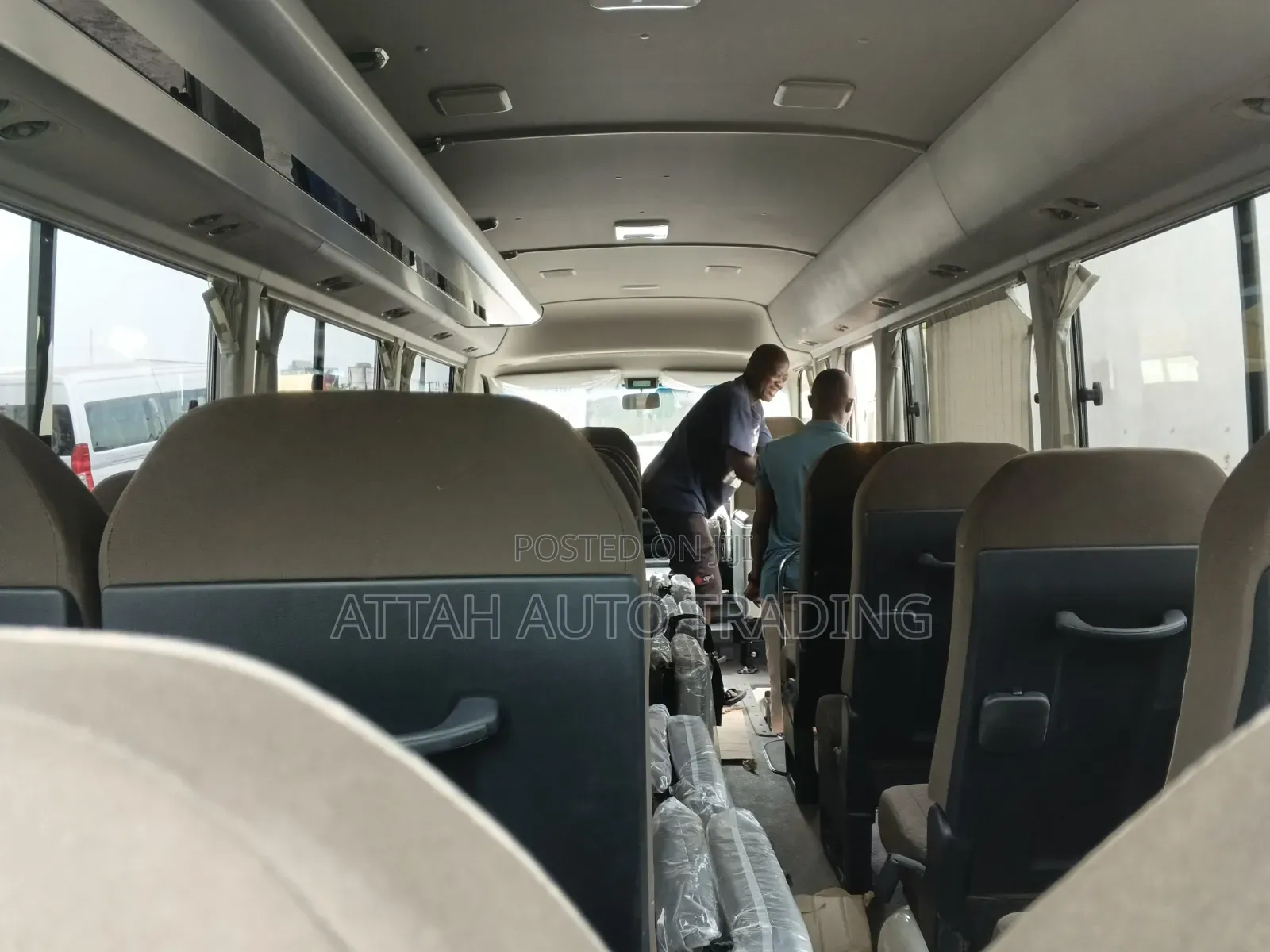 New Toyota Coaster 2025 White