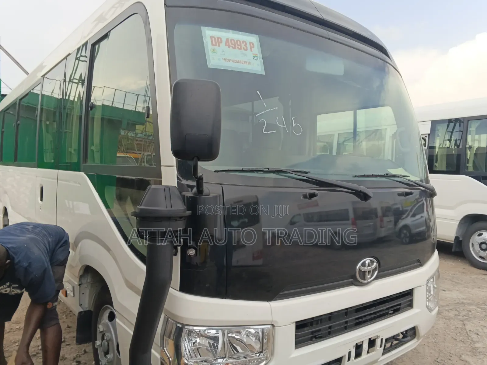 New Toyota Coaster 2025 White