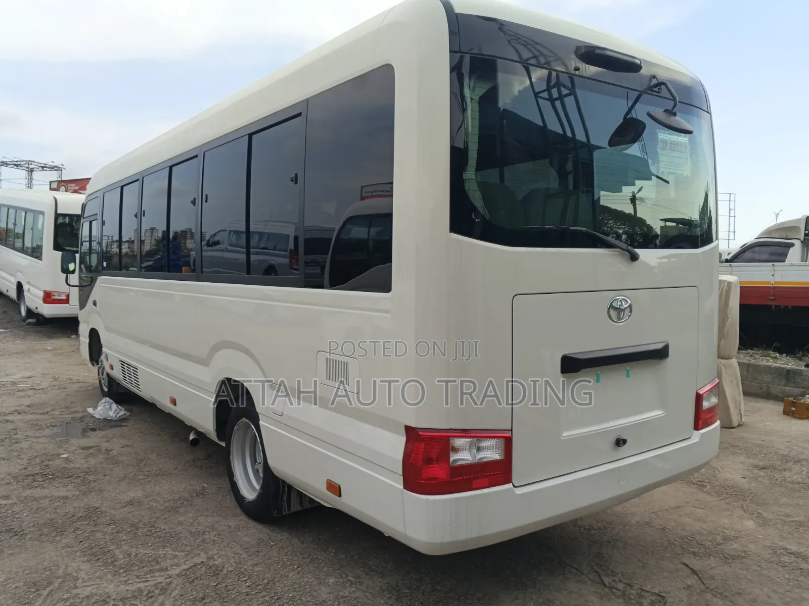 New Toyota Coaster 2025 White