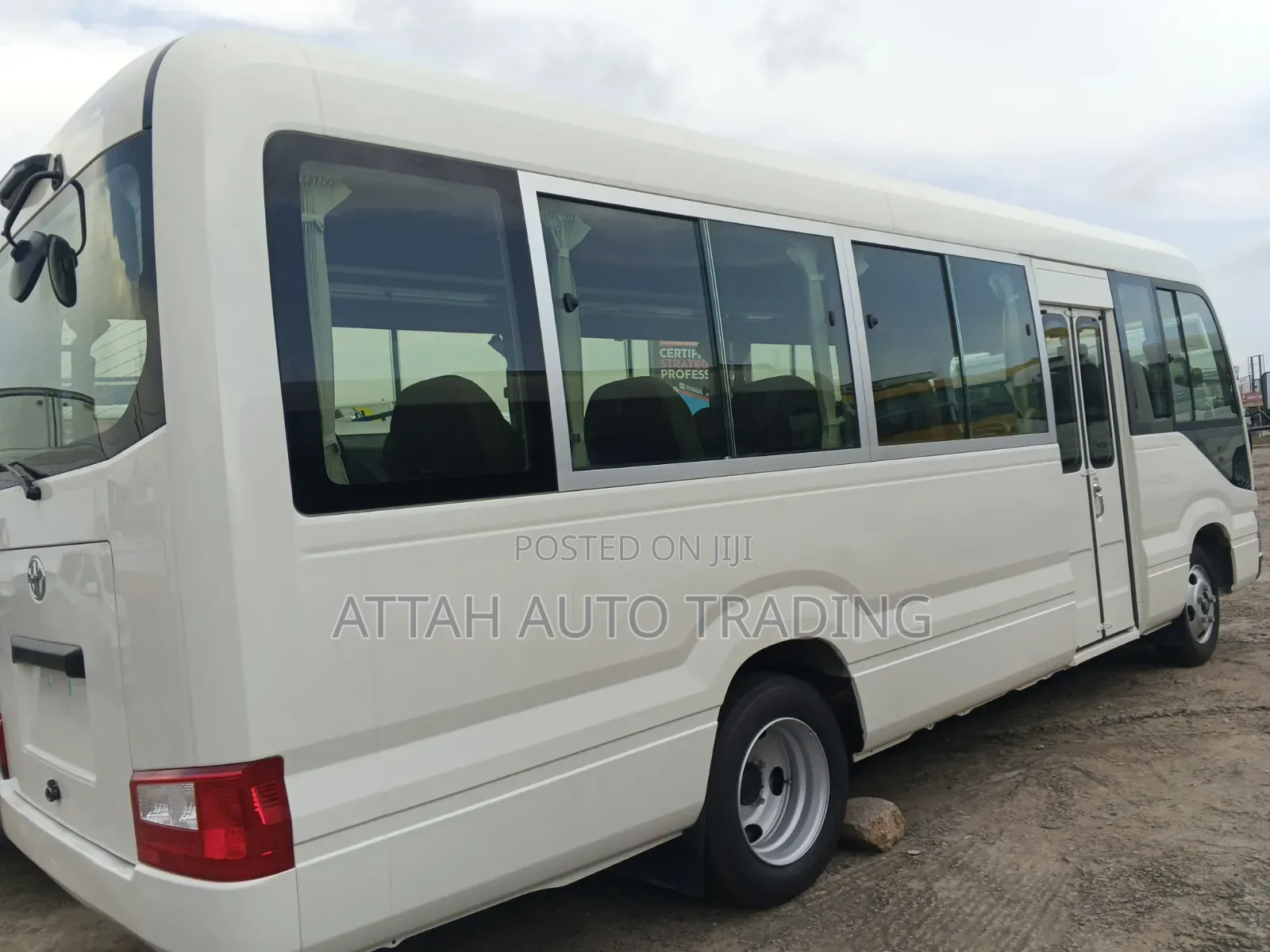 New Toyota Coaster 2025 White