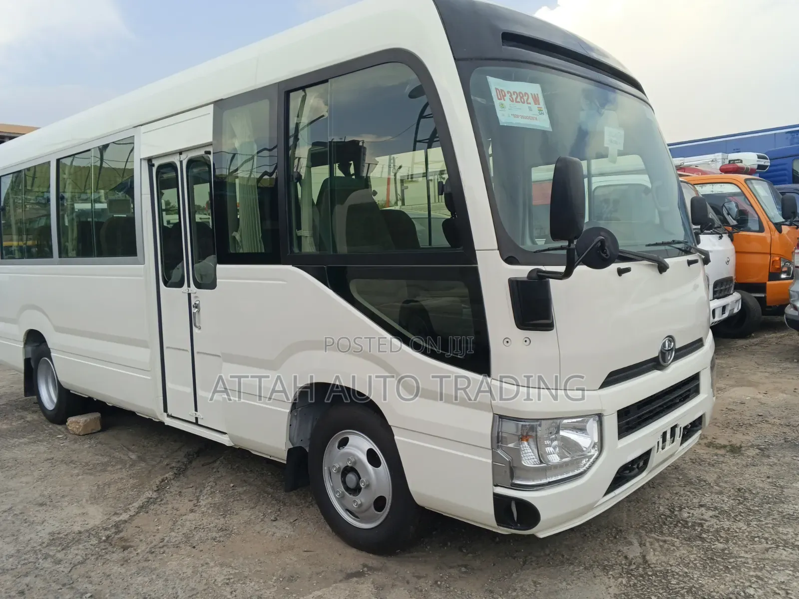 New Toyota Coaster 2025 White