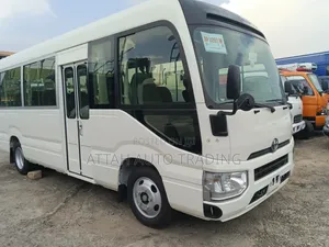 New Toyota Coaster 2025 White